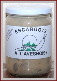Escargot de ch'Nord. Recettes d'escargots cuisinés : escargots à l'avesnoise