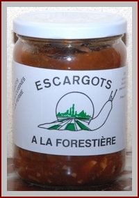 Escargot de ch'Nord. Recettes d'escargots cuisinés : escargots à la forestière